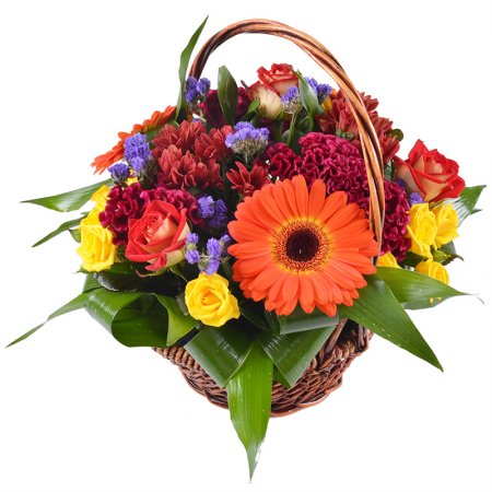 Bouquet In basket