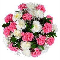 Bouquet with carnations with delivery